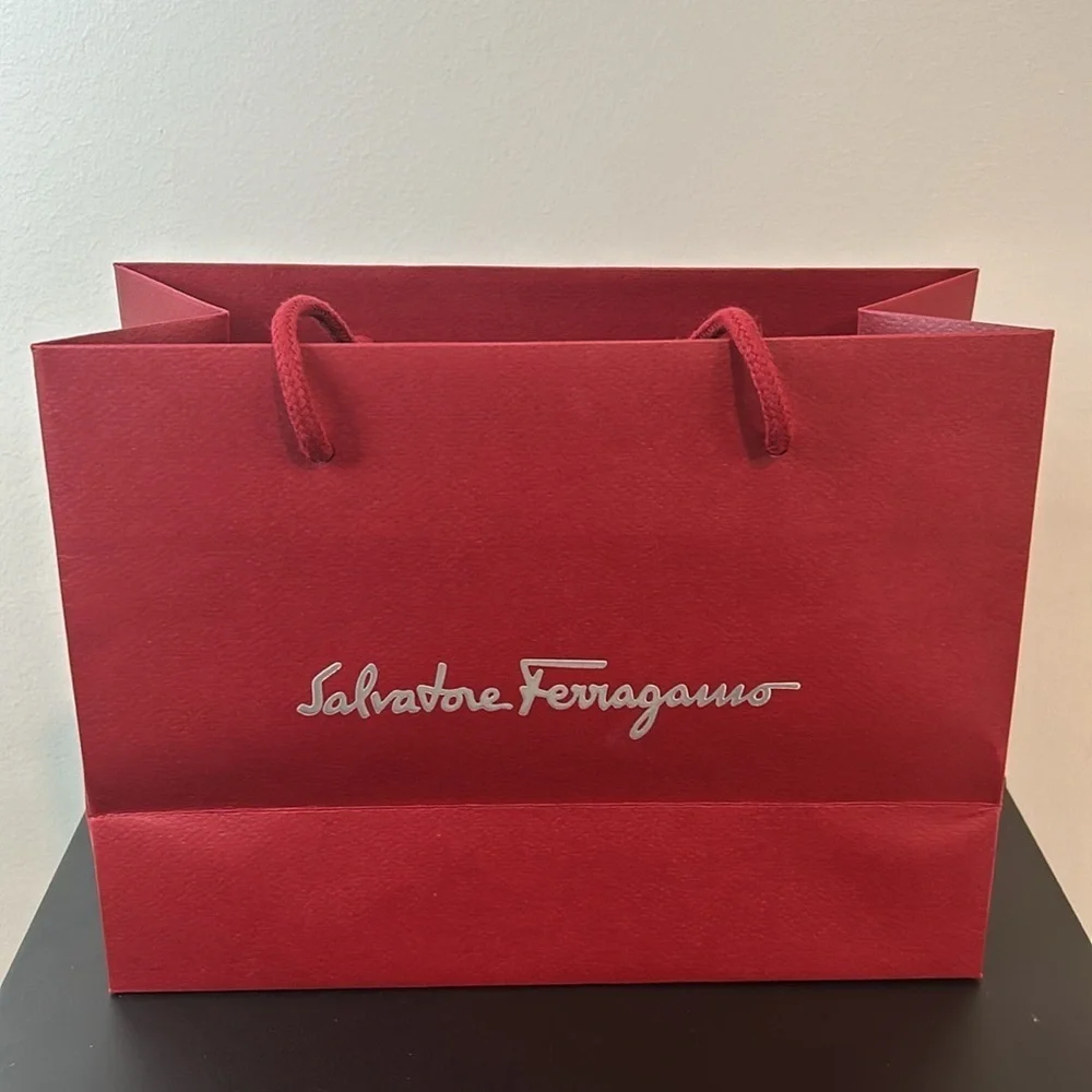 Salvatore Ferragamo gift bag small size